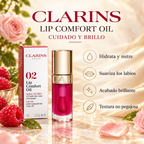 Clarins Lip Comfort Oil 02 Raspberry 7 mL