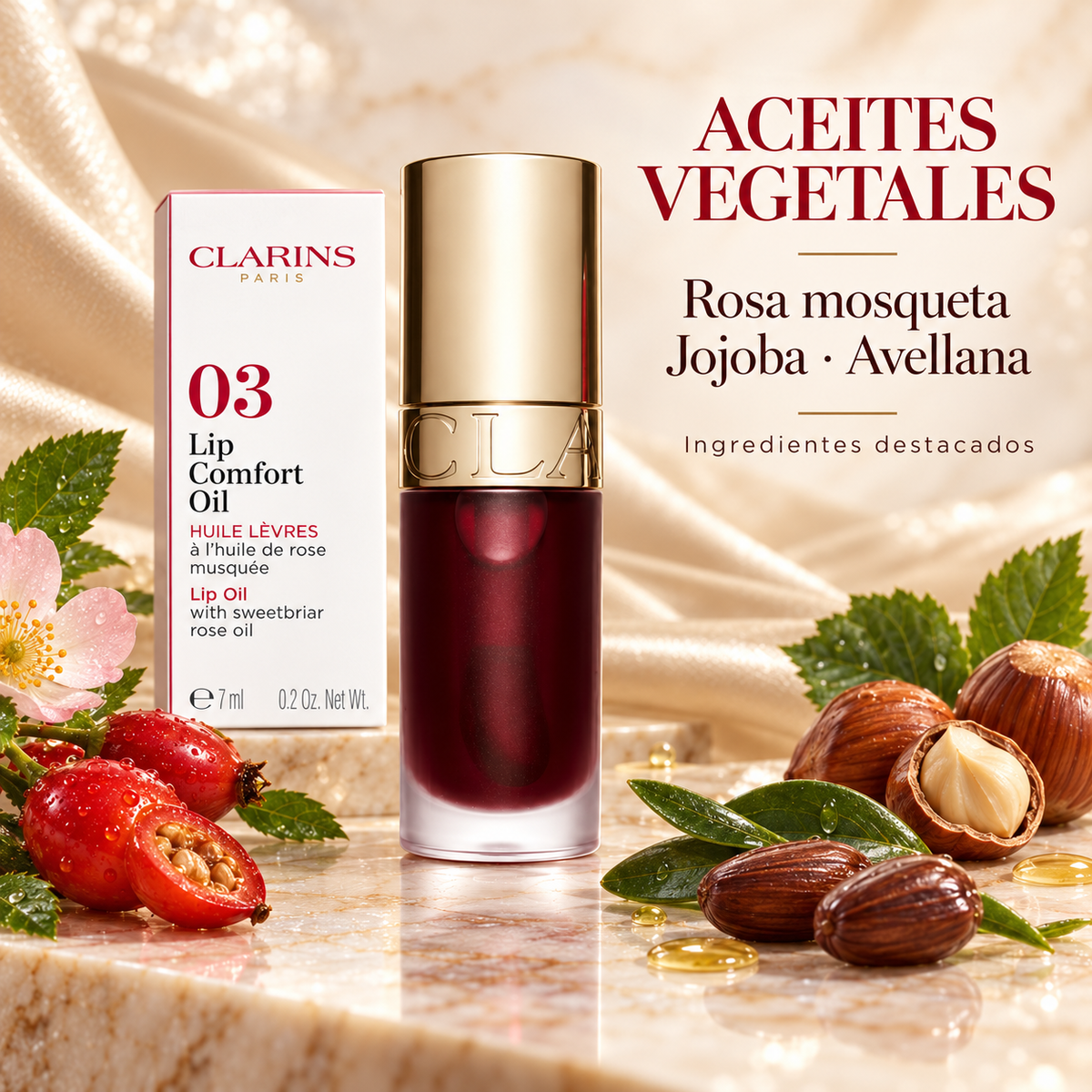 Clarins Lip Comfort Oil 03 Cherry 7 mL